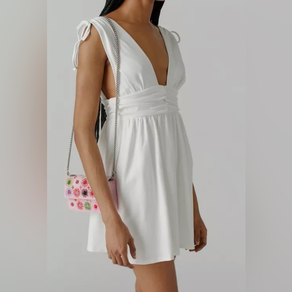 UO Diosa Mini Dress White